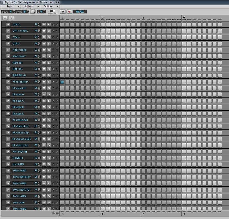 Step sequencer Addictive Drums 2 / Sonar X3 Producer Cakewalk Forums